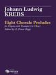 Eight Chorale Preludes Organ sheet music cover